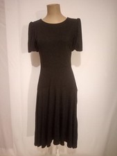 Loft Elegant Lung Sleeve Black Dress Size 2
