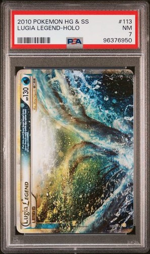 Lugia LEGEND graded PSA 7 for sale on eBay