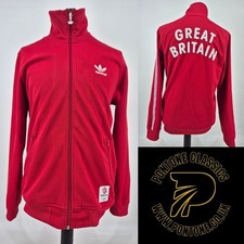 2011 adidas Originals Team GB Olympic Track Top L Red White