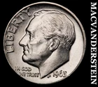 1963-D Roosevelt Dime- Silver- Choice Gem Brilliant Uncirculated Luster#J608