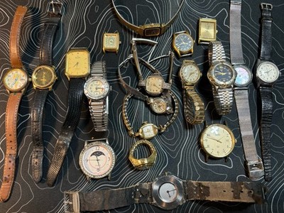 Watch Lot Of (19) Women Quartz/Mechanical Parts/Repair,Caravelle,Elgin,Swatch