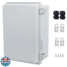 IP67 Waterproof Junction Box, ABS Plastic Electrical Enclosure wi