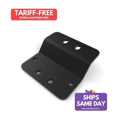 Hooker 12656HKR, One Black Steel Trans Mount Adapter Bracket Fits Gm Ls To 4L80E