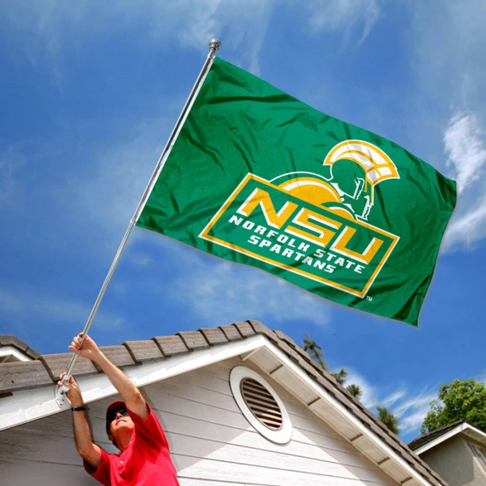 Bandera de los espartanos del estado de Norfolk 3x5 Foto 2 de 4