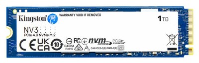 Kingston NV3, M.2 NVMe SSD, PCIe 4.0 x4, 6.000 MB/s Lesen, 4.000 MB/s Schreiben,