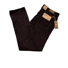 DANIEL CREMIEUX Men Corbin Classic Corduroy Pant Dark Brown 38" x 36" Strght NWT