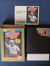 Lee Trevino's Fighting Golf (SNK, 1989) NES Game w/ Box & Manual ~ Tested, Works