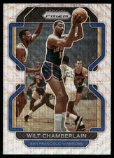2021-22 Panini Prizm #260 Wilt Chamberlain Silver Wave