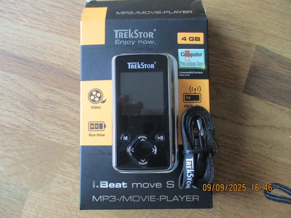 Trekstor MP3 Player OVP 4GB schwarz - Bild 2 von 2