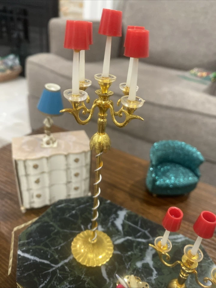 老式Ideal娃娃屋微型模型套装  — 第 2/4 张图片