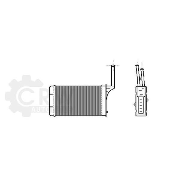 WäRmetauscher Innenraumheizung FüR CitroëN Saxo 1.6 VTS Bj.00-03-image