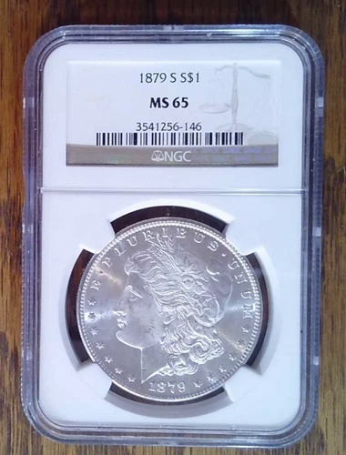 1879-S Morgan Silver Dollar NGC MS65 (146)