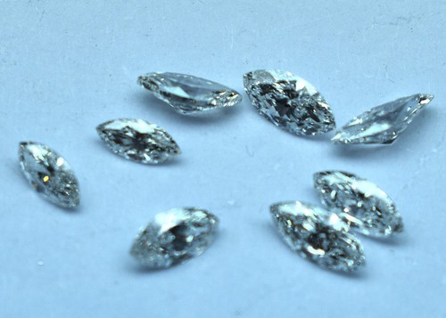 Lot of 8 Marquise CUT Diamonds 0.99cttw FG SI2SI3 0.07 TO 0.14ct sizes EXCELLENT