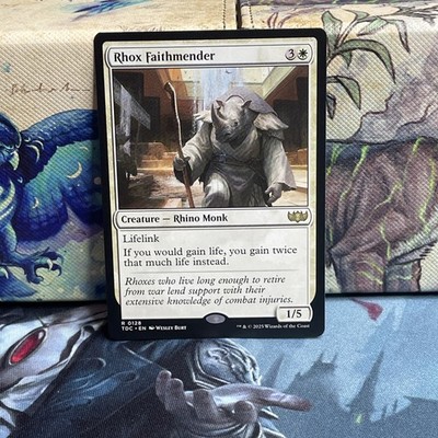 Rhox Faithmender #0128 Commander: Tarkir: Dragonstorm Regular NM