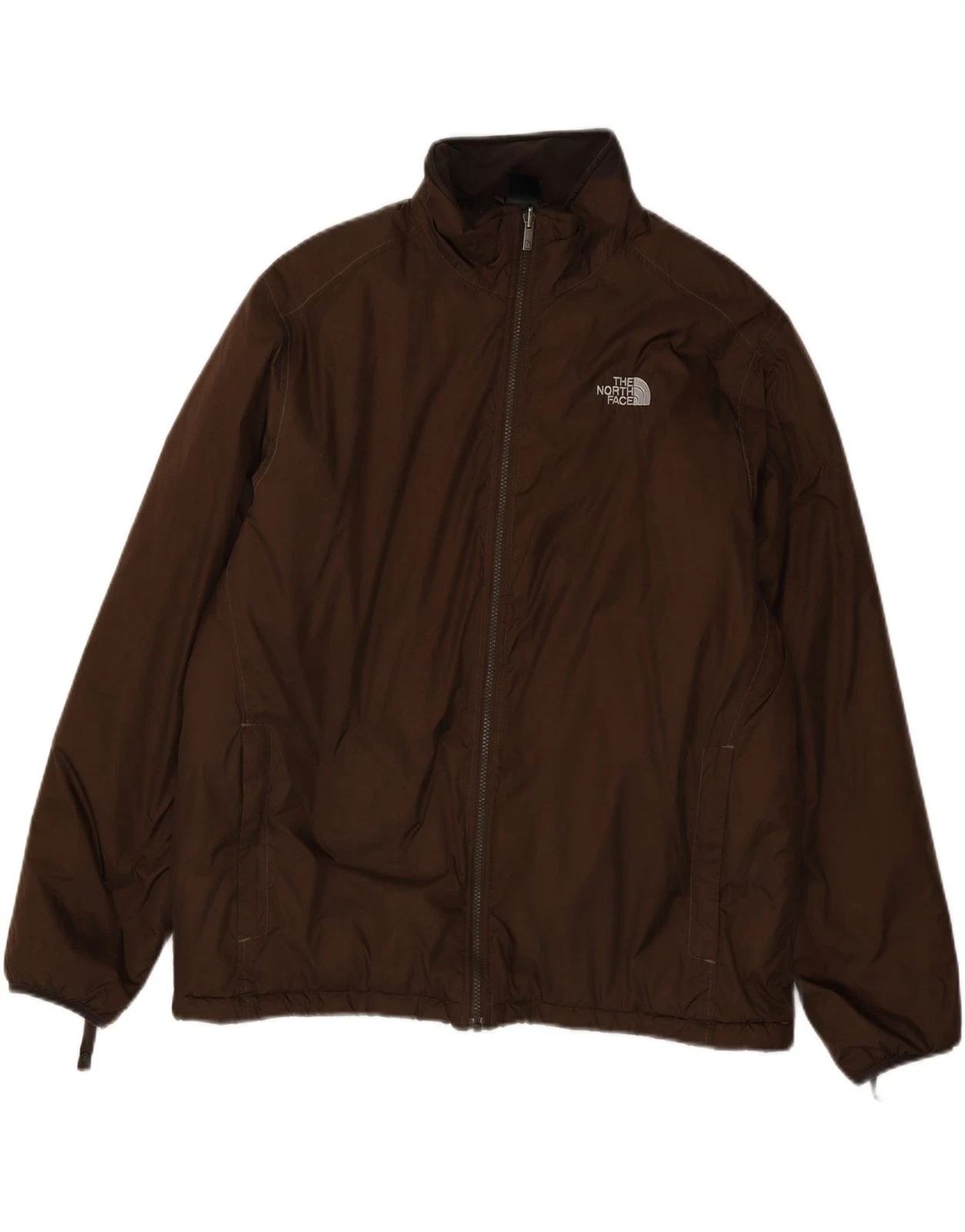 The North Face Mens Padded Jacket UK 42 XL Brown AU19