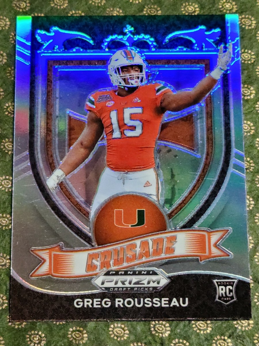 2021 Panini Prizm Draft Picks #179 Greg Rousseau RC SHORT PRINT