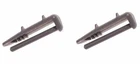 fits Lamona HJA8362 Dishwasher Rail Cap Runner Rear Pack of 2