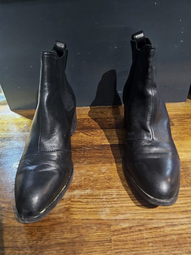 Rag&Bone Walker Chelsea Black Boot Size Uk 6 Vgc - Foto 2 di 12