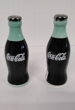 Ceramic Coca-Cola Bottle Salt And Pepper Shaker Set