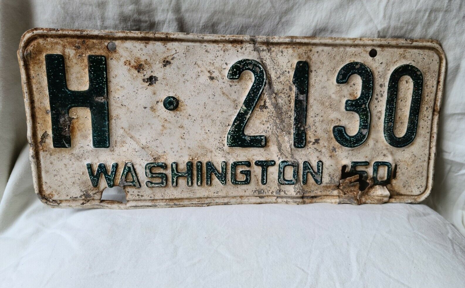 Vintage 1950 Washington License Plate De populariteit van hoge kwaliteit