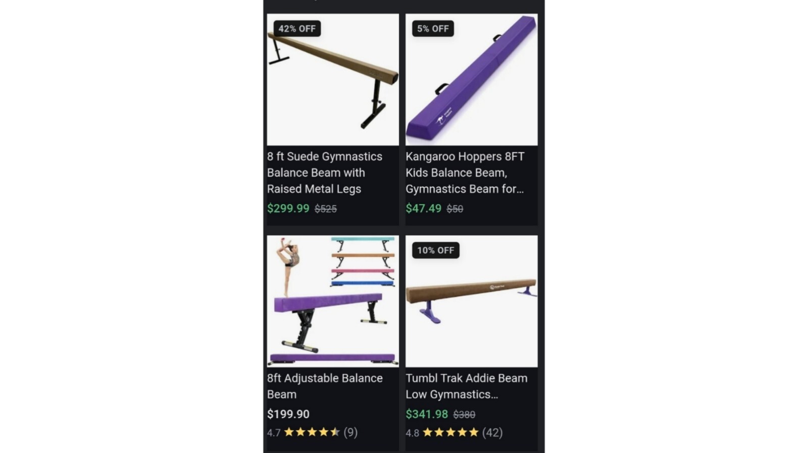 **For Sale: Brand New 8ft Adjustable Balance Beam - Perfect for Home Rehoboth DE