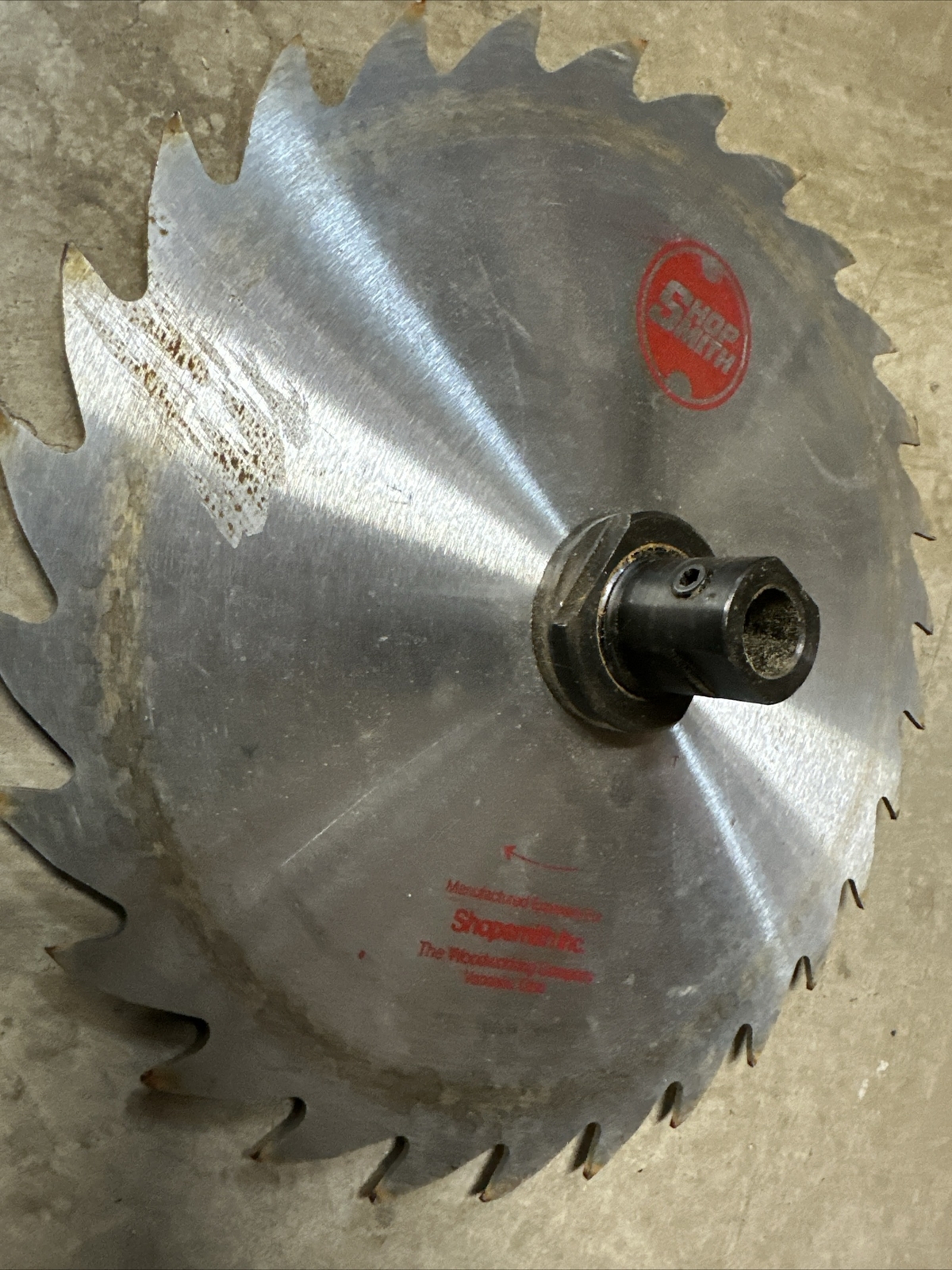 Shopsmith saw blade 28 tooth rip blade 505 510 520 w/ Arbor eBay