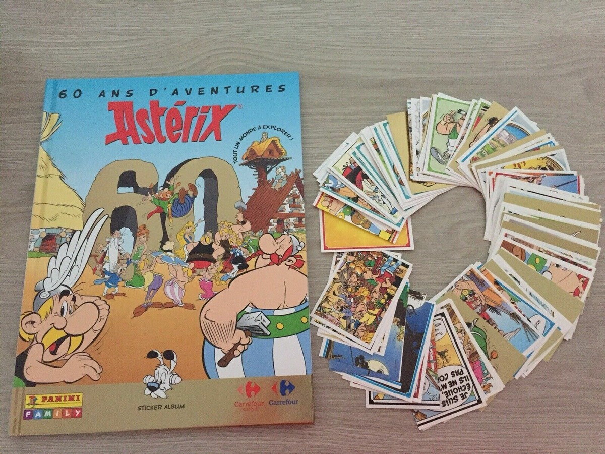 Panini Astérix – Boîte De 36 Pochettes + Album De Voyages – Stickers & Cartes Collector Avec Astérix Et Obélix !