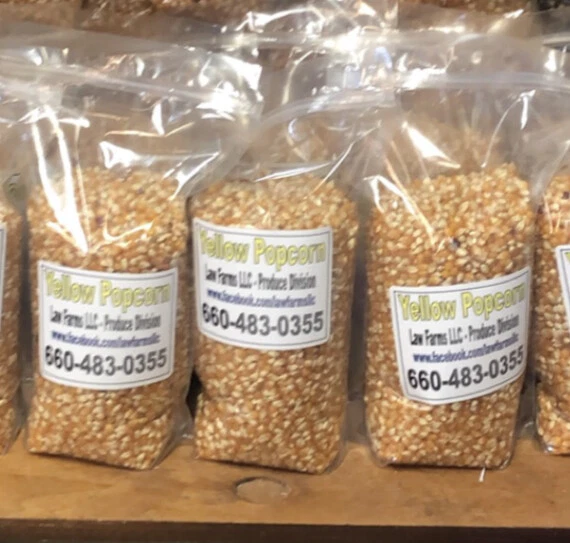 Palomitas de maíz cultivadas en casa - fresa/azul/blanco/seta/amarillo Foto 4 de 4