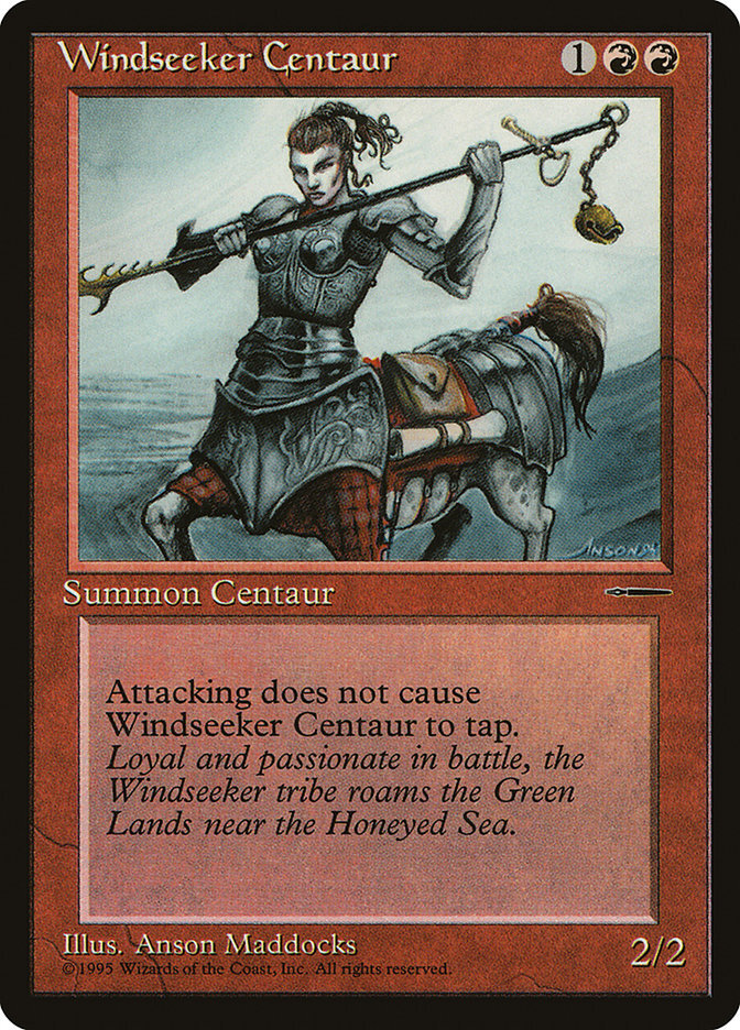 MTG Magic the Gathering Windseeker Centaur (3/5) HarperPrism Book Promos LP