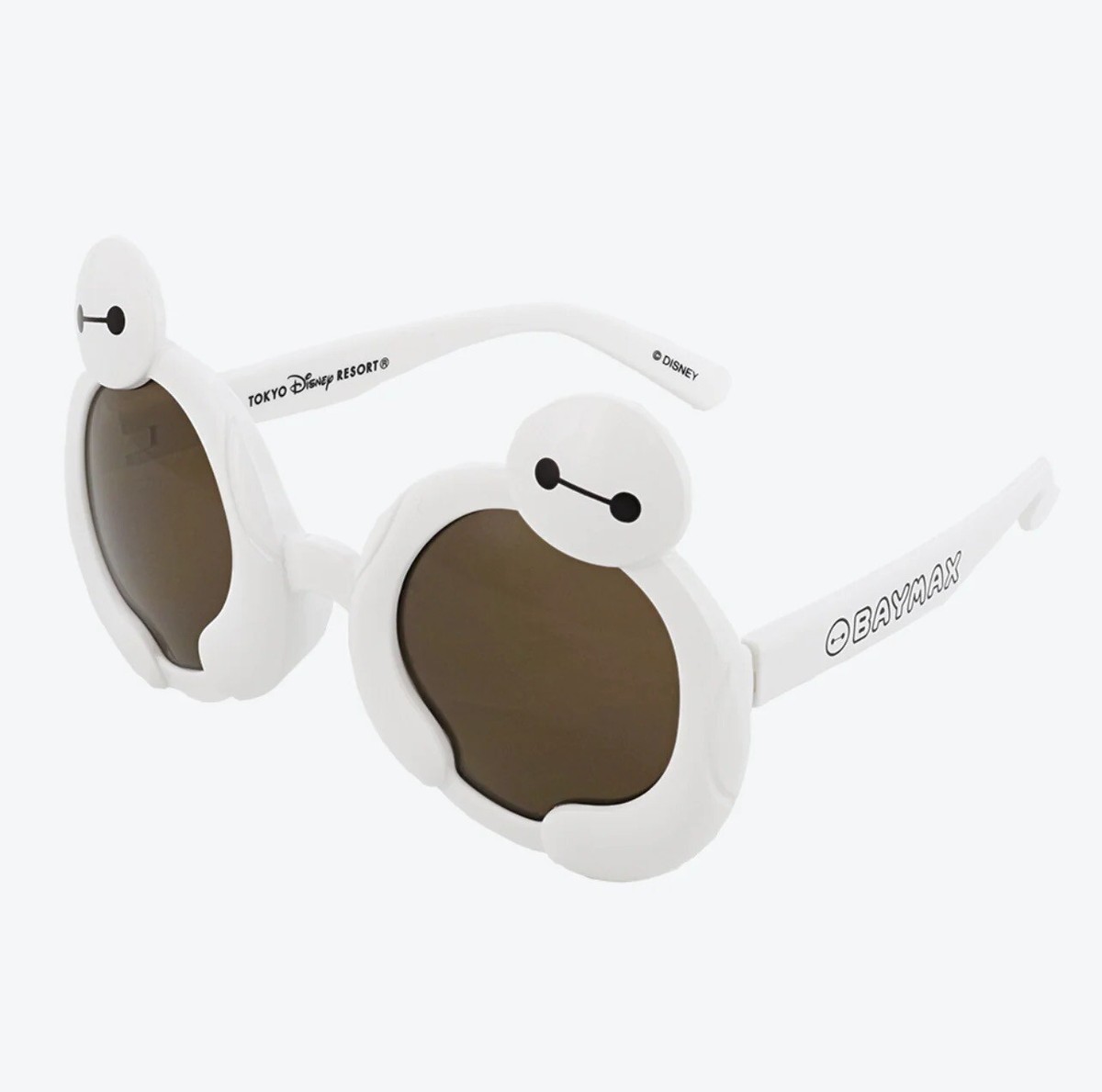 Japan Tokyo Disney Fashion Sunglasses Baymax White Frame Summer