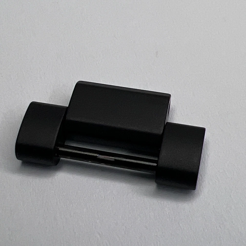 Auténtico Tag Heuer 20 mm cerámica negra 1/2 medio eslabón pasador y tornillo para CAR2A91 Foto 2 de 4