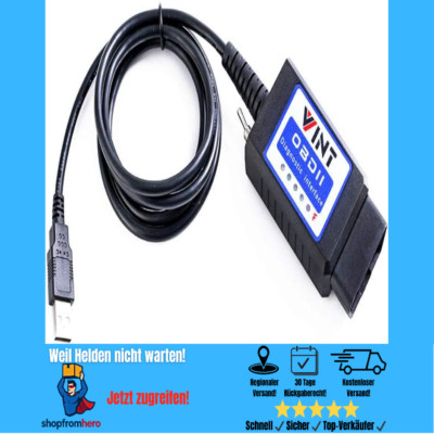 OBD2 Diagnosegerät ELM327 USB für Ford MS CAN kompatibel Auto Scanner Lesegerät
