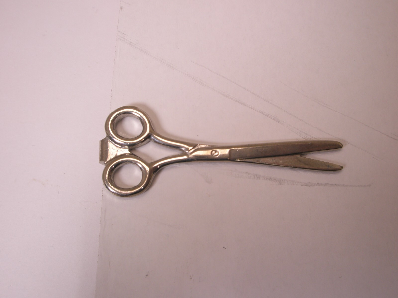 Vintage Small Barber Scissors Stylist Salon Clipper Shears Tools-image