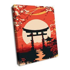 Ideyka Painting by Numbers kit The beauty of the East KHO5111