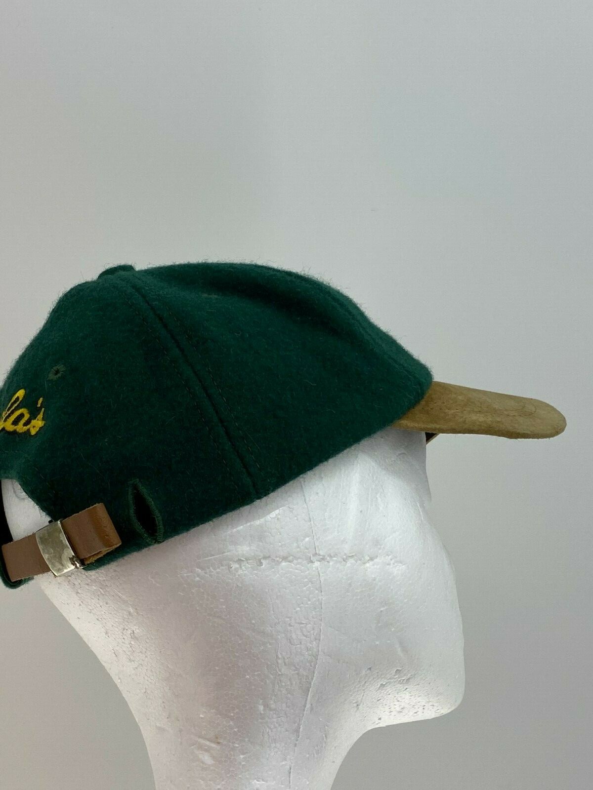 Cabela’s Green Wool Hunting Cap Hat Hunting Fishing o… Gem