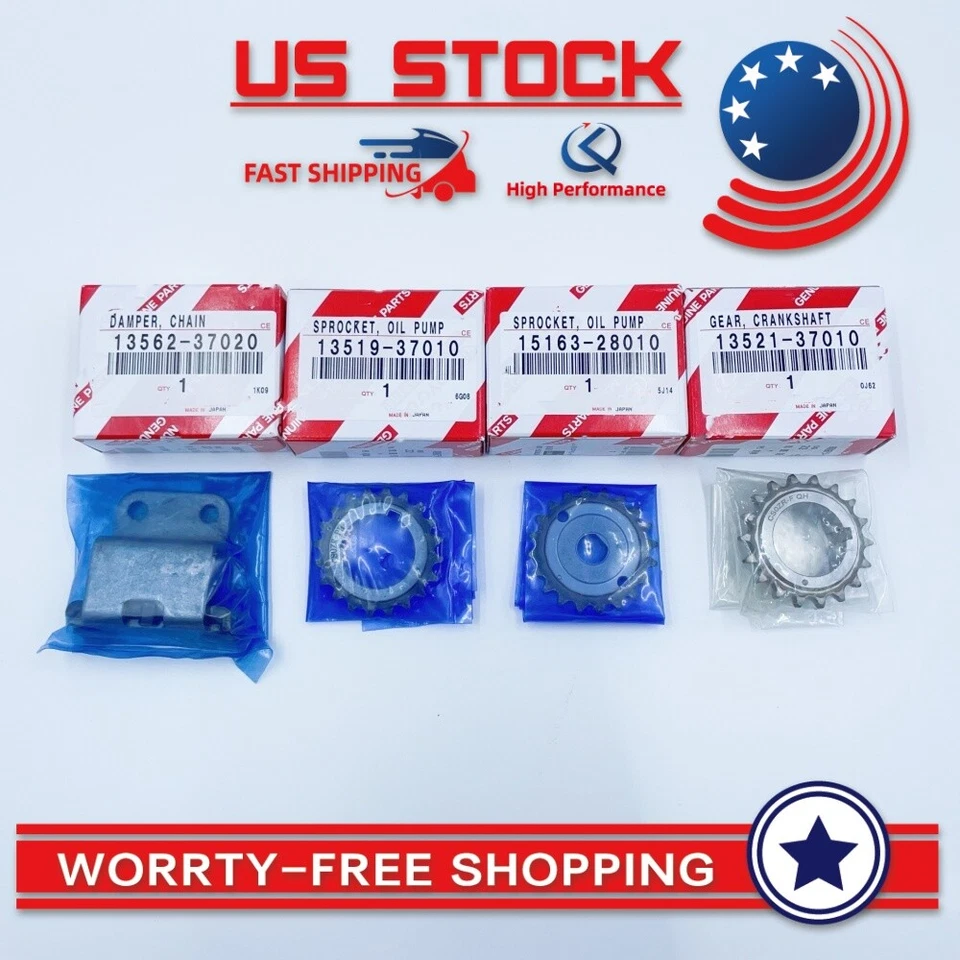 Kit de cadena de distribución OEM engranaje VVT para Toyota Corolla Prius Matrix Scion 2009-15 1,8 L Foto 4 de 4