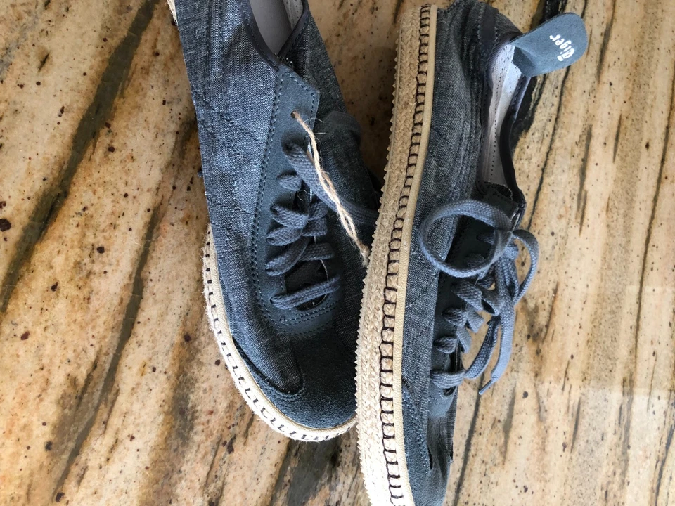 Alpargata baja para hombre Onitsuka Tiger gris lona D337N talla 10,5 nueva sin caja Foto 4 de 4