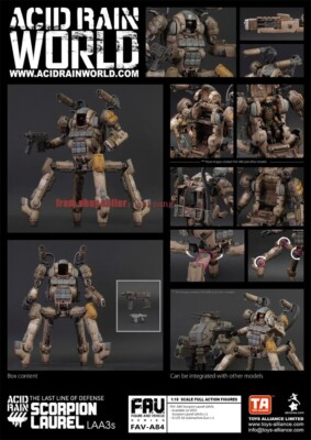 Toys Alliance Acid Rain World FAV-A84 1/18 Scorpion Laurel LAA3s Action Figure