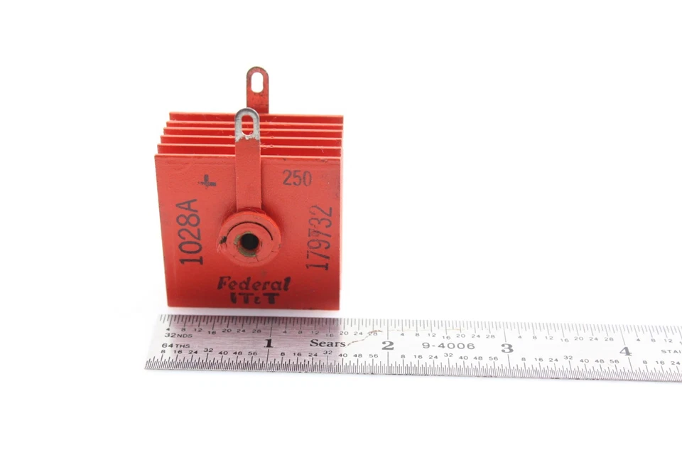 New Qty 1 NOS FEDERAL IT&T 1028A Selenium Rectifier 250ma 130v Made in USA - Image 4 of 4