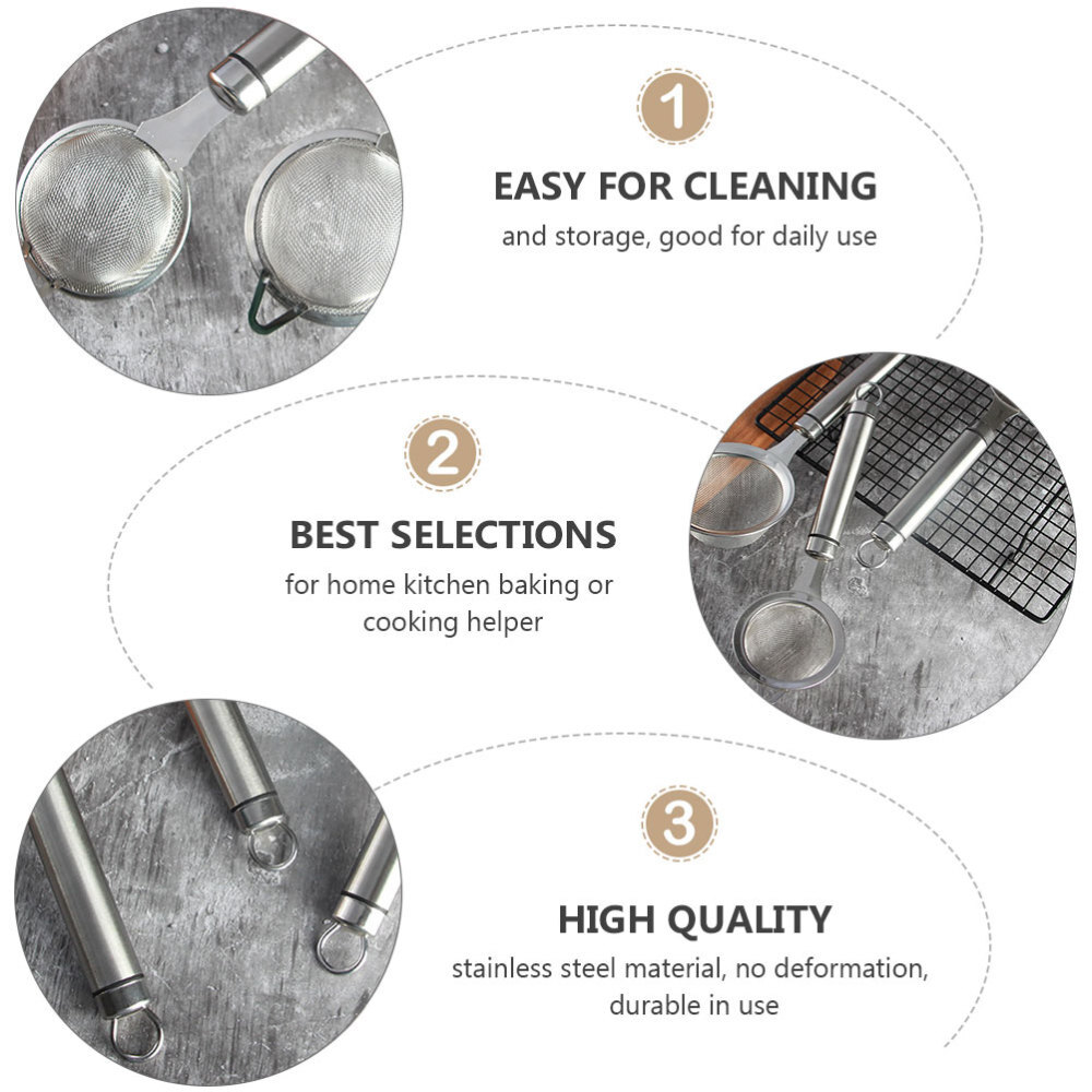 Sieve Spoon Drain Spoon Slotted Skimmer Skimmer Ladle Baking Sieve eBay