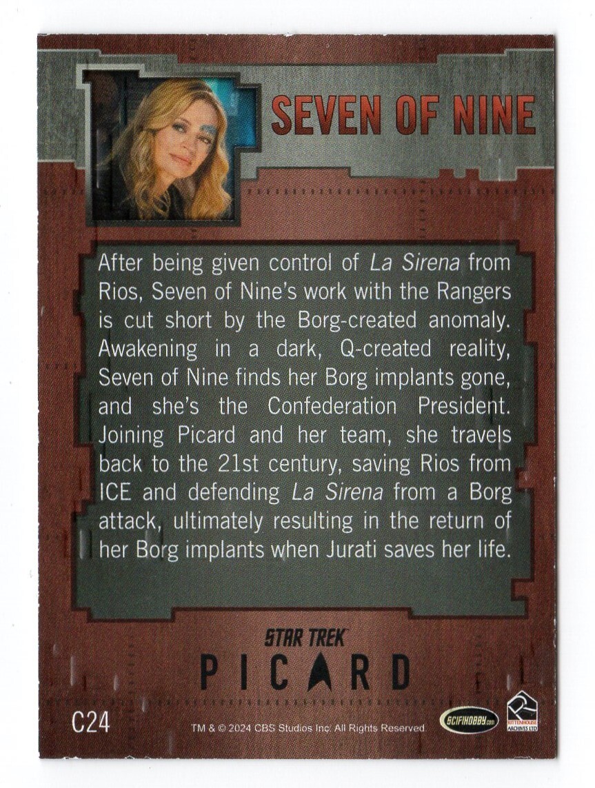 2024 Star Trek Picard Seasons 2 & 3 Season 2 Character C24 Seven