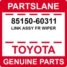 85150-60311 Toyota OEM Genuine LINK ASSY FR WIPER