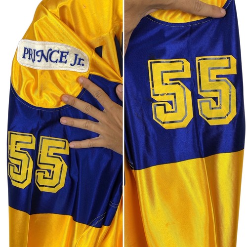 Vintage Osaka Kosugi Kamada 55 Prince Jr Gold Ice Hockey Jersey Japan LL - Picture 5 of 10