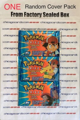 pokemon topps series 2 booster pack 2000 Topps Pokemon TV Animation Edition Series 2 Pack PSA 9 Ash Special  Collectors Edition *3455