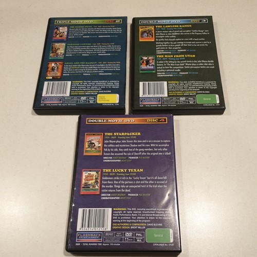 Bulk Lot of 7 John Wayne Western Movies- Various Titles Pal R All in VGC - Picture 5 of 9