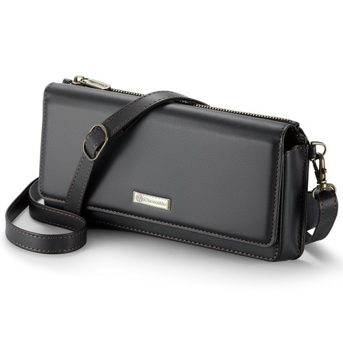 For Google Pixel 9 PU Leather Card Holder Wallet Shoulder Bag Phone Case - 第 22/51 張圖片