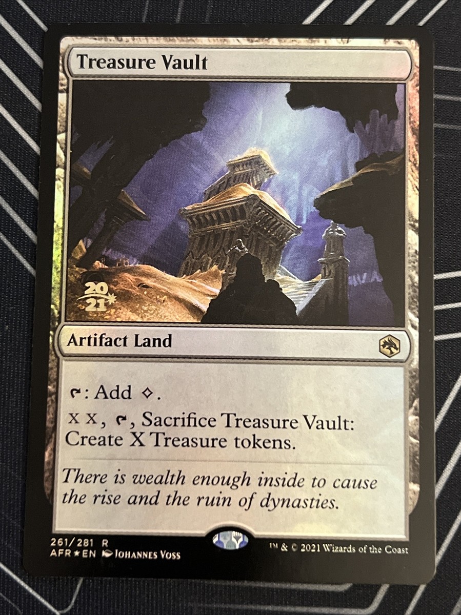 1x Foil Treasure Vault (261) Promos: Prerelease AFR NM MTG