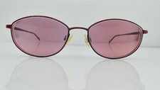 Vintage Elle EL2516 Burgundy Oval Japan Sunglasses FRAMES ONLY