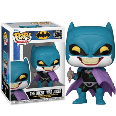 Funko Pop ! Heroes Batman Joker War Zone (504) The Joker War Joker Figure 9Cm