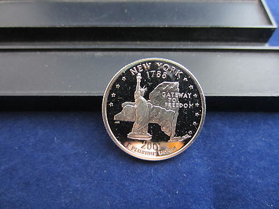 2001-S Silver North Carolina Quarter Deep Cameo Mirror Proof Upper Grading Range